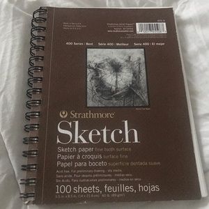 Unused sketch book
